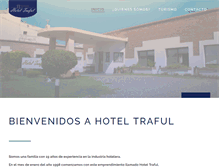Tablet Screenshot of hotel-traful.com.ar
